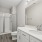 Bathroom with Renovated countertops and shower